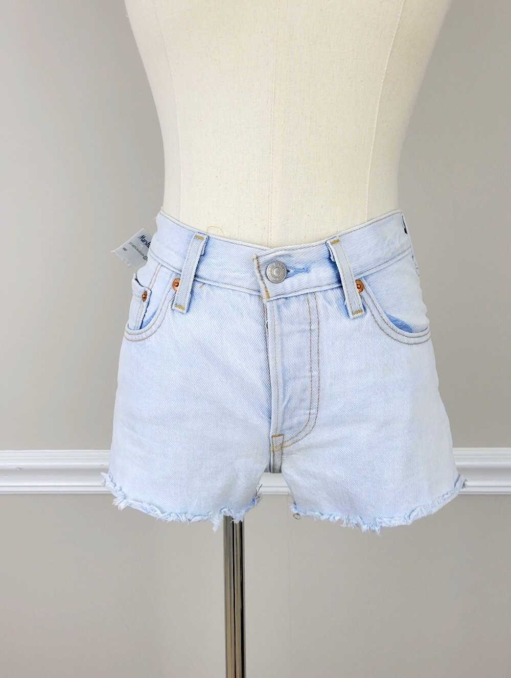Levi's 501 NWOTLight Wash Denim Cutoff Shorts